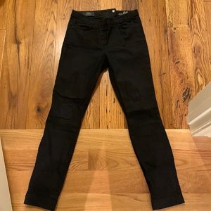 J.Crew Dannie Pant, 00P, Black skinny cropped pant